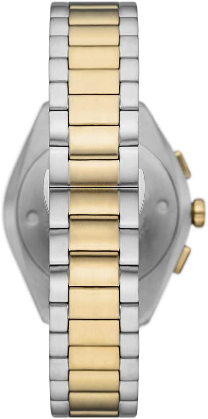 Emporio Armani Claudio Chronograph Green Dial Two Tone Steel Strap Watch For Women - AR11511 Buy Now By Emporio Armani