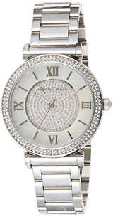 Michael Kors Catlin Silver Dial Silver Steel Strap Watch for Women - MK3355 Buy Now By Michael Kors