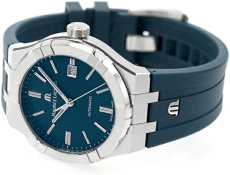 Maurice Lacroix Aikon Automatic Date Blue Dial Blue Silicone Strap Watch For Men - AI6008-SS000-430-4 Buy Now By Maurice Lacroix