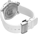 Shop Gucci Dive Tiger White Dial White Rubber Strap Watch For Men - YA136329 in USA