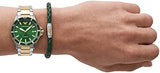 Emporio Armani Diver Chronograph Green Dial Two Tone Steel Strap Watch For Men - AR80063 Buy Now By Emporio Armani