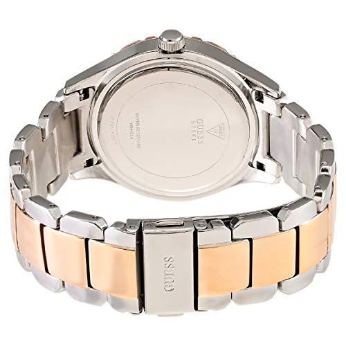 Shop Guess Siren White Dial Two Tone Steel Strap Watch for Women - W0442L4 in USA