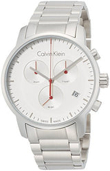 Calvin Klein City Chronograph White Dial Silver Steel Strap Watch for Men - K2G271Z6 Buy Now By Calvin Klein