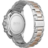 Hugo Boss Ocean Edition Chronograph Black Dial Two Tone Steel Strap Watch for Men - 1513705