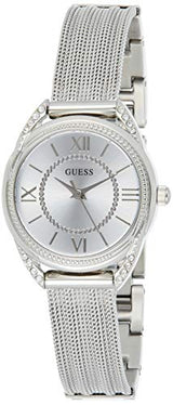 Guess Whisper Silver Dial Silver Mesh Bracelet Watch for Women - W1084L1 Buy Now By Guess