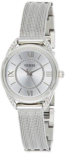 Guess Whisper Silver Dial Silver Mesh Bracelet Watch for Women - W1084L1 Buy Now By Guess