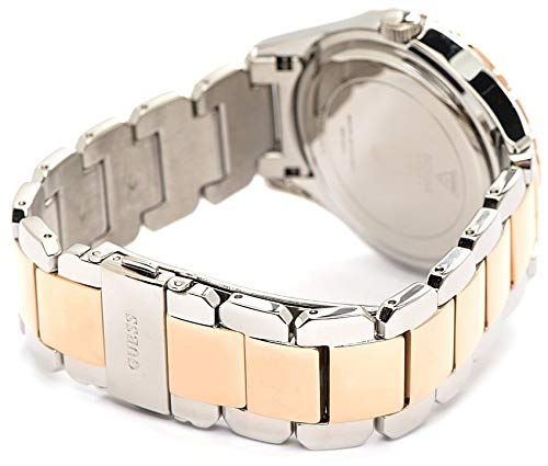 Shop Guess Siren White Dial Two Tone Steel Strap Watch for Women - W0442L4 in USA