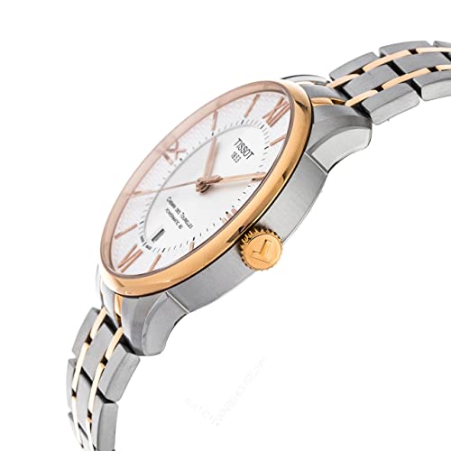 Tissot Chemin des Tourelles Powermatic 80 Helvetic Pride Silver Dial Two Tone Steel Strap Watch for Men - T099.407.22.038.01 Buy Now By Tissot