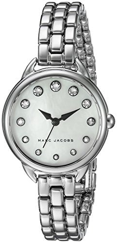 Shop Marc Jacobs Betty Mother of Pearl White Dial Silver Steel Strap Watch for Women - MJ3510 in USA