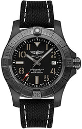 Shop Breitling Avenger Automatic 45 Seawolf Night Mission Black Dial Black Nylon Strap Watch for Men - V17319101B1X1 in USA
