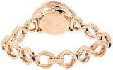 Shop Swarovski Crystal Flower Red Dial Rose Gold Steel Strap Watch for Women - 5552783 in USA