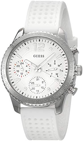 Guess Marina Quartz White Dial White Rubber Strap Watch For Women - W1025L1 Buy Now By Guess