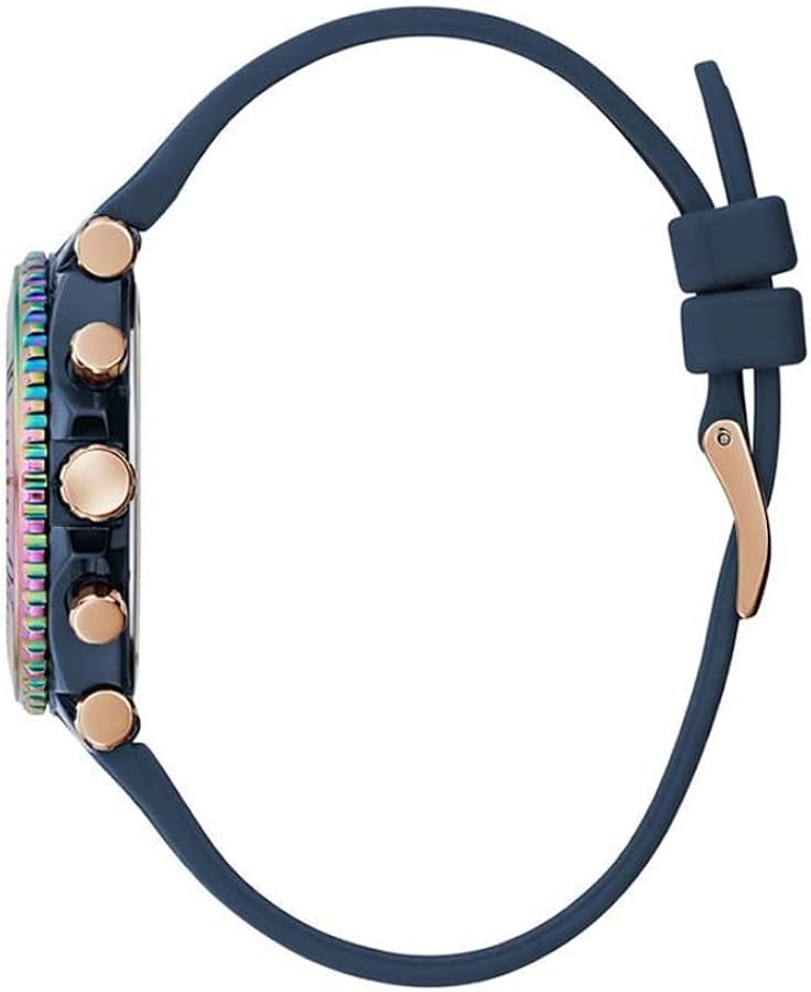 Guess Cosmic Multifunction Blue Dial Blue Silicone Strap Watch For Women - GW0466L2 Buy Now By Guess