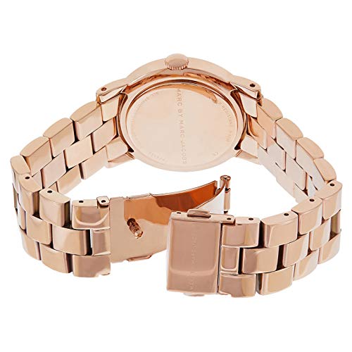 Marc Jacobs Blade Rose Gold Dial Rose Gold Steel Strap Watch for Women - MBM3142 Buy Now By Marc Jacobs