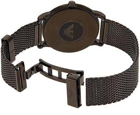 Emporio Armani Luigi White Dial Black Mesh Bracelet Watch For Men - AR11046 Buy Now By Emporio Armani