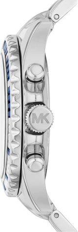 Michael Kors Everest Chronograph Blue Dial Silver Steel Strap Watch For Women - MK7237 Buy Now By Michael Kors