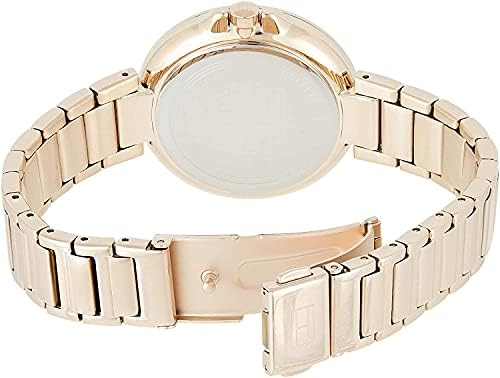 Shop Tommy Hilfiger Angela Quartz White Dial Rose Gold Steel Strap Watch for Women - 1782124 in USA