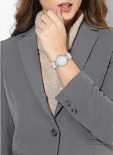 Guess Muse Quartz White Dial Silver Steel Strap Watch For Women - W1008l1 Buy Now By Guess