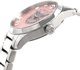 Shop Gucci G Timeless Quartz Mother of Pearl Pink Dial Silver Steel Strap Watch For Women - YA1265013 in USA