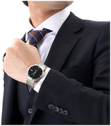 Shop Omega De Ville Prestige Co-Axial Black Dial Silver Steel Strap Watch for Men - 424.10.40.20.01.001 in USA