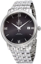 Shop Omega De Ville Prestige Co-Axial Black Dial Silver Steel Strap Watch for Men - 424.10.40.20.01.001 in USA