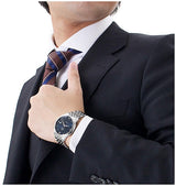 Shop Omega De Ville Prestige Co-Axial Orbis Blue Dial Silver Steel Strap Watch for Men - 424.10.40.20.03.001 in USA