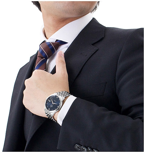 Shop Omega De Ville Prestige Co-Axial Orbis Blue Dial Silver Steel Strap Watch for Men - 424.10.40.20.03.001 in USA