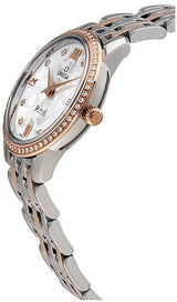 Shop Omega De Ville Prestige Quartz Diamonds Silver Dial Two Tone Steel Strap Watch for Women - 424.25.27.60.52.001 in USA