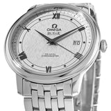 Shop Omega De Ville Prestige Co Axial Automatic White Dial Silver Steel Strap Watch for Men - 424.10.40.20.02.005 in USA