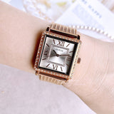 Guess Highline Off White Dial Rose Gold Stainless Steel Mesh Strap Watch For Women - W0826L3 Buy Now By Guess