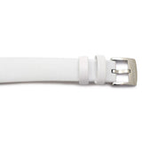 Shop Swarovski Crystal Frost Silver Dial White Leather Strap Watch for Women - 5484070 in USA