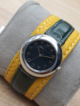 Marc Jacobs Black Dial Black Leather Strap Watch for Women - MBM1071 Buy Now By Marc Jacobs