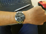 Citizen Promaster Diver Chronograph Black Dial Silver Steel Strap Watch For Men - BN0190-82E Buy Now By Citizen
