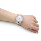 Michael Kors Ritz Chronograph Silver Dial Two Tone Steel Strap Watch For Women - MK6938 Buy Now By Michael Kors