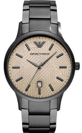 Emporio Armani Renato Quartz Grey Dial Grey Steel Strap Watch For Men - AR11120 Buy Now By Emporio Armani