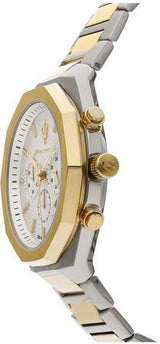 Maserati Stile Chronograph White Dial Two Tone Steel Strap Watch For Men - R8873642009 Buy Now By Maserati