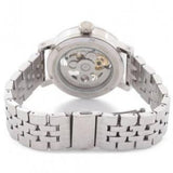 Fossil Boyfriend Automatic Skeleton Silver Dial Silver Steel Strap Watch for Women - ME3067