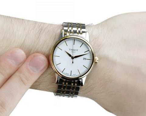 Tissot T Classic Carson Quartz White Dial Two Tone Steel Strap Watch for Men - T085.410.22.011.00 Buy Now By Tissot