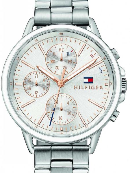 Shop Tommy Hilfiger Carly White Dial Silver Stainless Steel Strap Watch for Women - 1781787 in USA