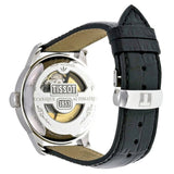 Tissot T Classic Le Locle Automatic Silver Dial Black Leather Strap Watch For Men - T41.1.423.33