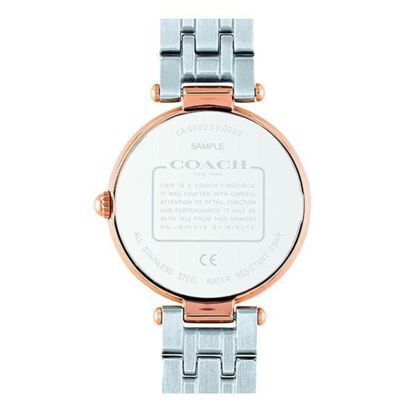 Coach Park Silver Dial Two Tone Steel Strap Watch for Women - 14503644 Buy Now By Coach