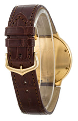 Cartier Ballon Bleu De Cartier Silver Dial Brown Leather Strap Watch for Women - W6900356