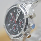 Guess Circuit Chronograph Black Dial Silver Steel Strap Watch For Men - W0968G1 Buy Now By Guess