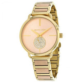 Michael Kors Portia Rose Gold Dial Two Tone Steel Strap Watch for Women - MK3706 Buy Now By Michael Kors