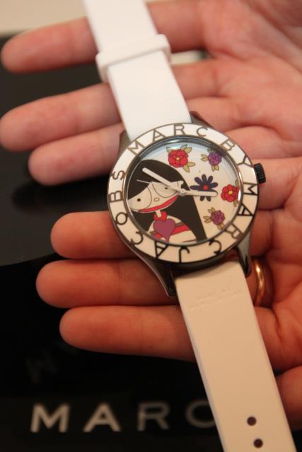 Marc Jacobs Miss Marc Flower White Dial White Silicone Strap Watch for Women - MBM5513 Buy Now By Marc Jacobs