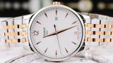 Tissot T Classic Tradition White Dial Two Tone Mesh Bracelet Watch For Men - T063.610.22.037.01 Buy Now By Tissot