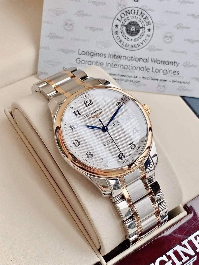 Longines Master Collection Automatic 38.5mm Silver Dial Two Tone Steel Strap Watch for Men - L2.755.5.79.7 Buy Now By Longines