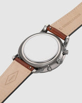 Fossil Neutra Chronograph Grey Dial Brown Leather Strap Watch for Men - FS5512 Buy Now By Fossil