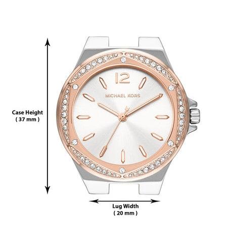 Michael Kors Lennox Three Hand Quartz Silver Dial Two Tone Steel Strap Watch For Women - MK6989 Buy Now By Michael Kors