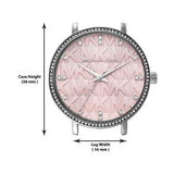 Michael Kors Pyper Three Hand Pink Dial Silver Steel Strap Watch For Women - MK4631 Buy Now By Michael Kors